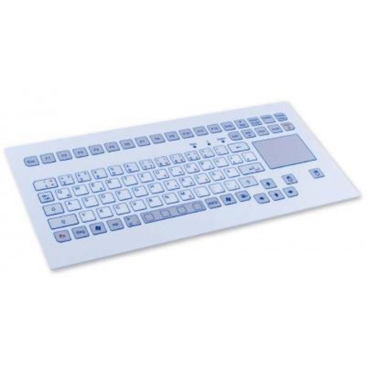 Клавиатура промышленная InduKey TKS-088c-TOUCH-MODUL-EP-USB-US/CYR (компактная встраиваемая с тачпадом) Клавиатура промышленная InduKey TKS-088c-TOUCH-MODUL-EP-USB-US/CYR (компактная встраиваемая с тачпадом)