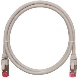 Коммутационный шнур S/FTP 4 пары, категория 6А, 7,5м NIKOMAX NMC-PC4SA55B-075-GY