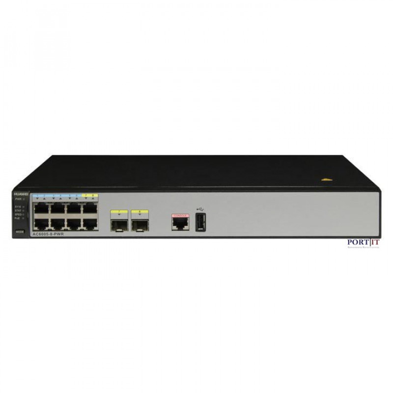 Коммутатор Huawei AC6005-8-PWR-8AP (8x1GbE PoE, 8x802.11ac Wave 2, 120W)