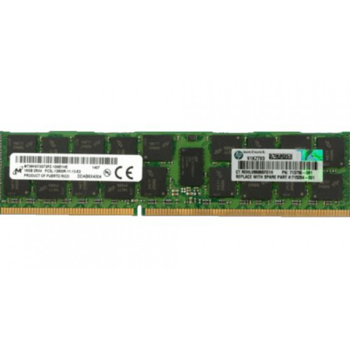 Модуль памяти HPE 715284-001B (16GB DDR3-1600 PC3L-12800R)