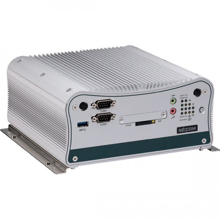 Компактный встраиваемый компьютер NEXCOM NISE2410-J1900 (Intel Celeron J1900 2.0 ГГц, безвентиляторный, до 8 Гб DDR3L, 1xPCI, USB 3.0)