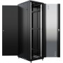 Телекоммуникационный шкаф Бастион SKAT TB-22R680GF-B (22U, 600x800мм, передняя дверь стекло, задняя металл, RAL9005)