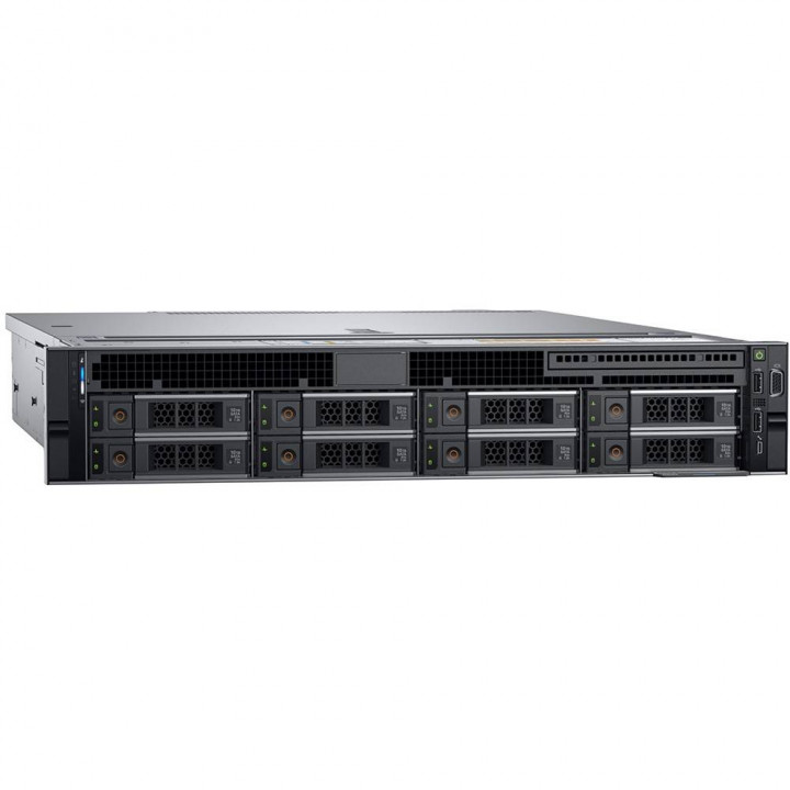 Серверный корпус Dell 210-AKXJ-371-000 (PowerEdge R740, до 8x3.5", Broadcom 5720 QP 1Gbps, iDRAC9 Enterprise)