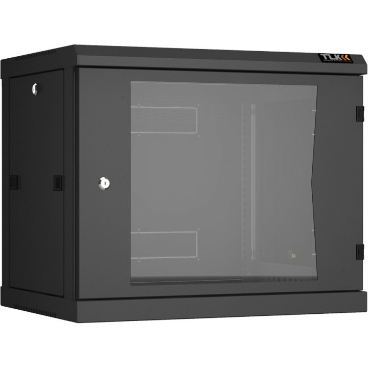 Шкаф TLK TWC-096045-R-G-BK (настенный, 19", 9U, стеклянная дверь, 600x503x450 мм) Шкаф TLK TWC-096045-R-G-BK (настенный, 19", 9U, стеклянная дверь, 600x503x450 мм)