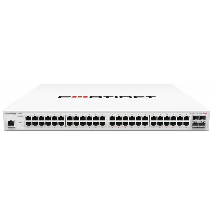 Коммутатор Fortinet FS-248D-FPOE (48 портов GE PoE+, 4xSFP) Коммутатор Fortinet FS-248D-FPOE (48 портов GE PoE+, 4xSFP)
