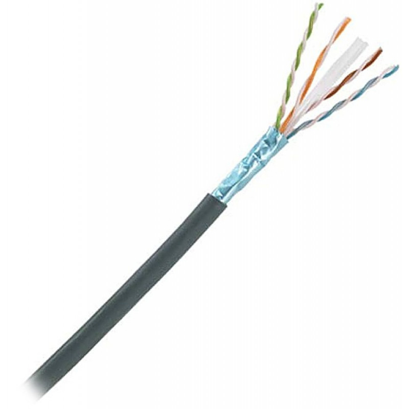 Кабель Panduit FTP кат. 6a, черный 305 м, внешний, PFO6X04BL-CEG