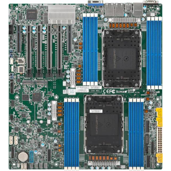 Серверная материнская плата Supermicro MBD-X14DBI-T-B (E-ATX, SoC, сокет 4710, 16xDDR5, 10xSATA, 2xM.2)