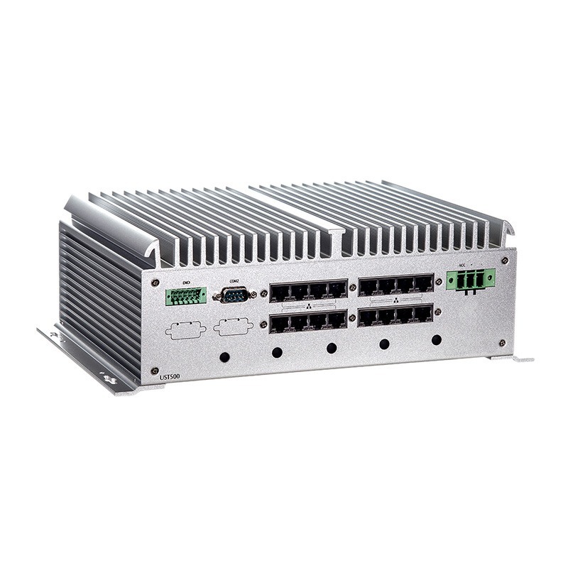 Многослотовый встраиваемый компьютер Axiomtek UST500-517-FL-8RJ-2SATA-TRAY-TDC (безвентиляторный)