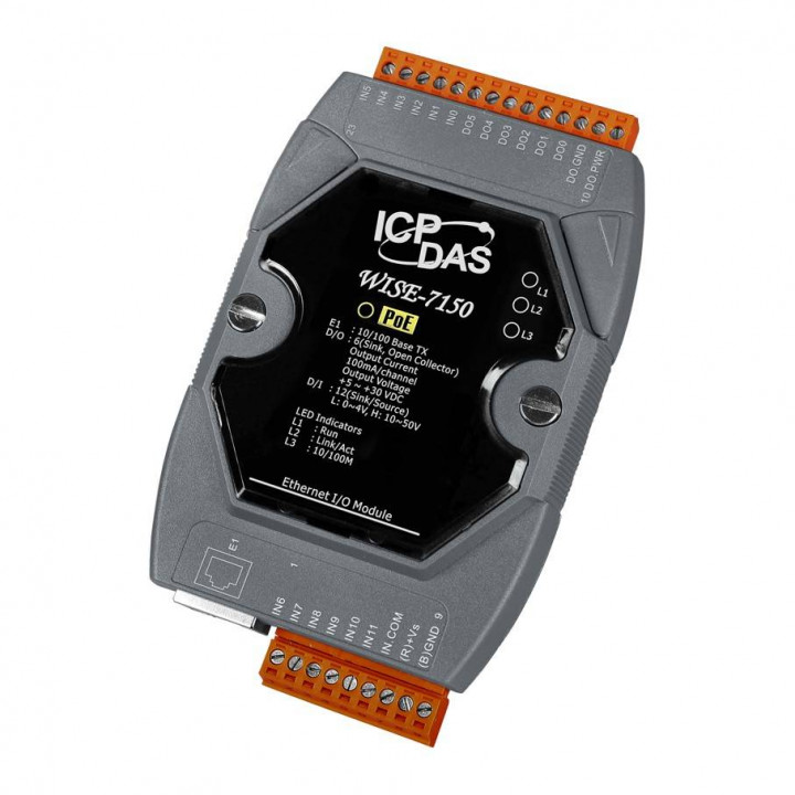 Модуль ICP DAS WISE-7150 (6 DO Sink, 12 DI, PoE)