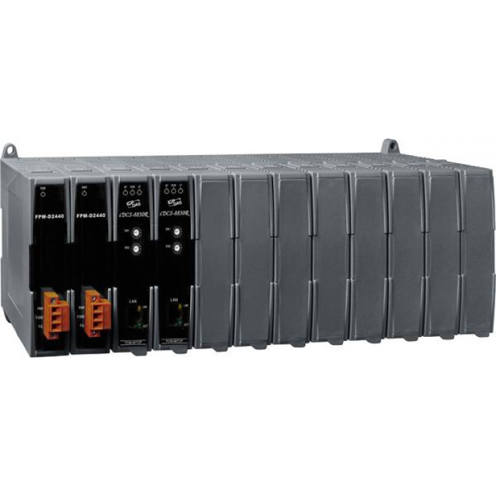 Корзина расширения ICP DAS iDCS-8830 CR (с двумя модулями питания FPM-D2440 и 2 коммуникационными модулями FCM-MTCP) Корзина расширения ICP DAS iDCS-8830 CR (с двумя модулями питания FPM-D2440 и 2 коммуникационными модулями FCM-MTCP)
