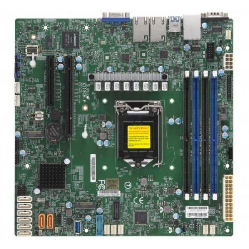 Материнская плата mATX Supermicro MBD-X11SCH-F-O