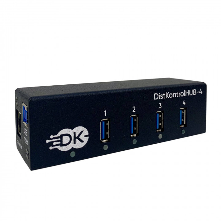 Управляемый USB HUB DistKontrolHUB-4-lite 3.0 (4 порта USB 3.2 Gen1, 5 Гбит/с, компактный) Управляемый USB HUB DistKontrolHUB-4-lite 3.0 (4 порта USB 3.2 Gen1, 5 Гбит/с, компактный)