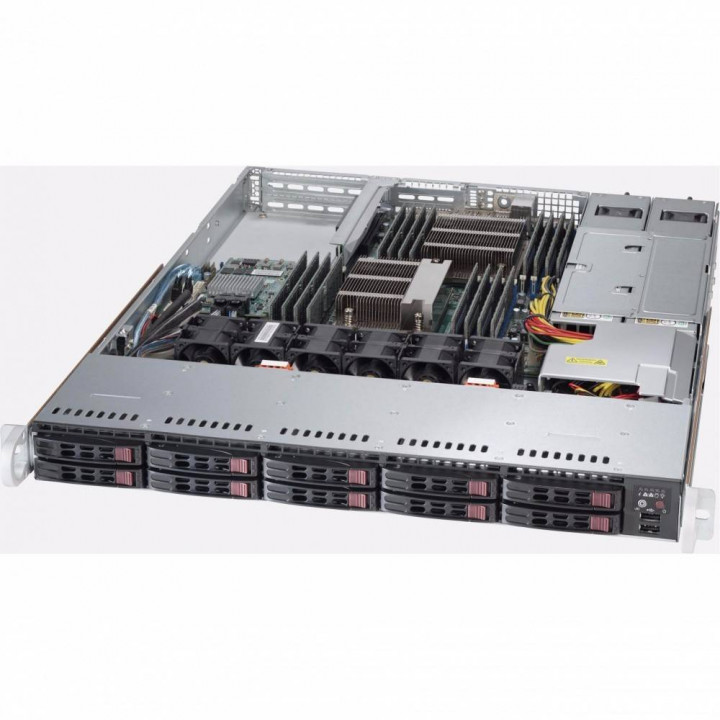 Серверная платформа Supermicro SYS-1028R-WC1RT (1U, 2x700W, 2xLGA2011-R3, 16xDDR4, LSI3108)
