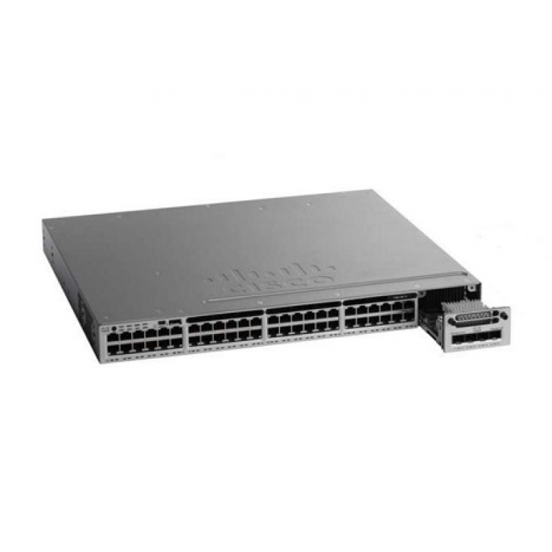 Коммутатор Cisco WS-C3850-48P-L-RF (48 портов, PoE, восстановленный)