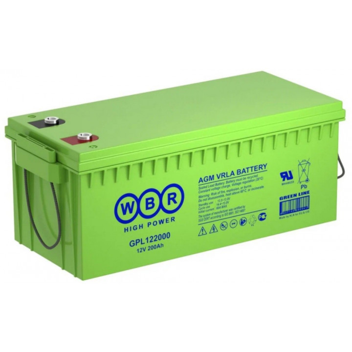 Аккумуляторная батарея WBR GPL122000 (12 В/200 Ач) Аккумуляторная батарея WBR GPL122000 (12 В/200 Ач)