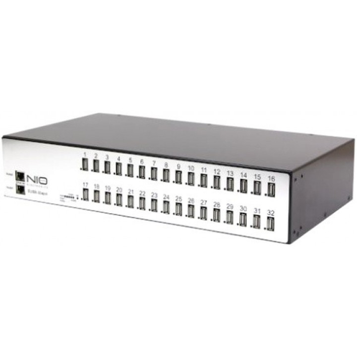 Сетевой USB-концентратор Nio-Electronics NIO-EUSB 32EPCL (32xUSB 2.0, 2xGigabit Ethernet) Сетевой USB-концентратор Nio-Electronics NIO-EUSB 32EPCL (32xUSB 2.0, 2xGigabit Ethernet)