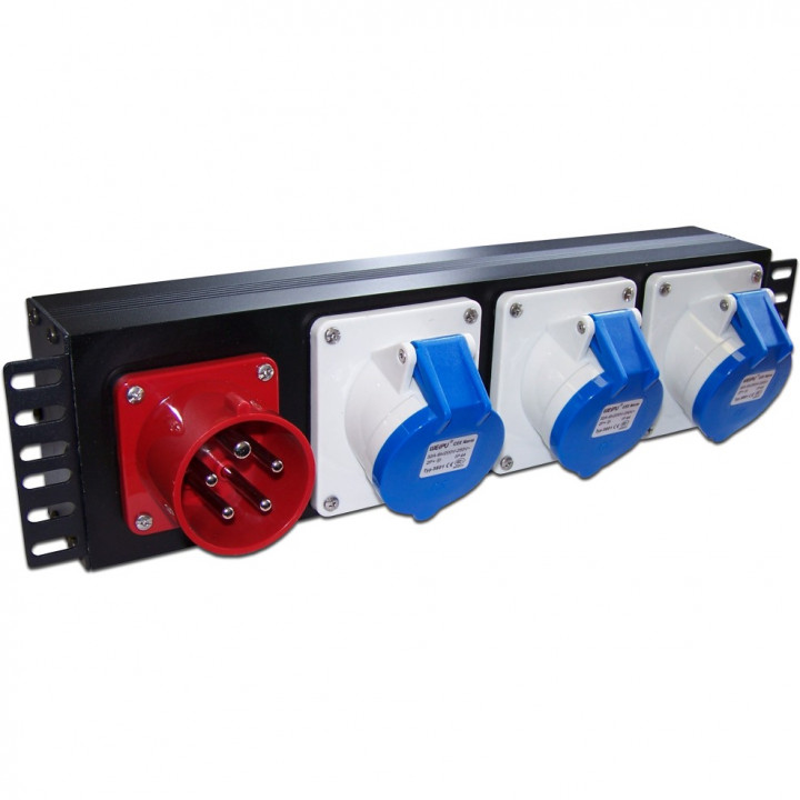 Блок розеток TWT TWT-PDU-32AI9-3P (3-фазный, 32A/380V, 1х3 IEC309) Блок розеток TWT TWT-PDU-32AI9-3P (3-фазный, 32A/380V, 1х3 IEC309)