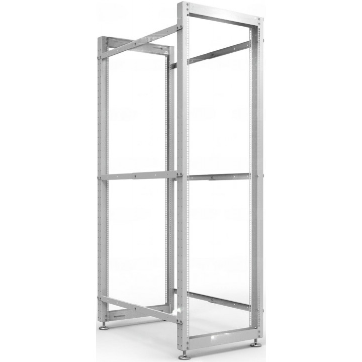 Стойка двухрамная NTSS NTSS-2POR42U/600-1000 (42U, 550x1000 мм, 600 кг)