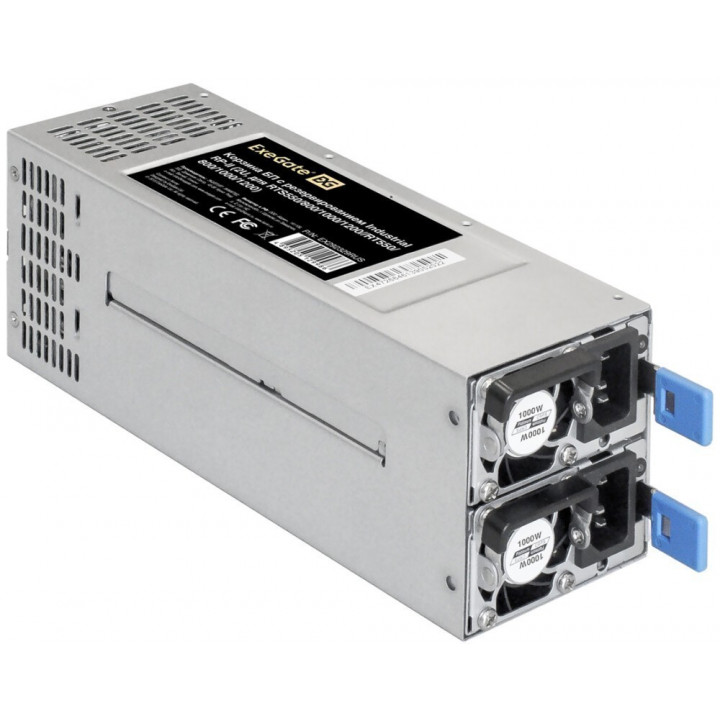 Блок питания Exegate EX292323RUS (2x1000W, Redundant, 80 PLUS Platinum) Блок питания Exegate EX292323RUS (2x1000W, Redundant, 80 PLUS Platinum)