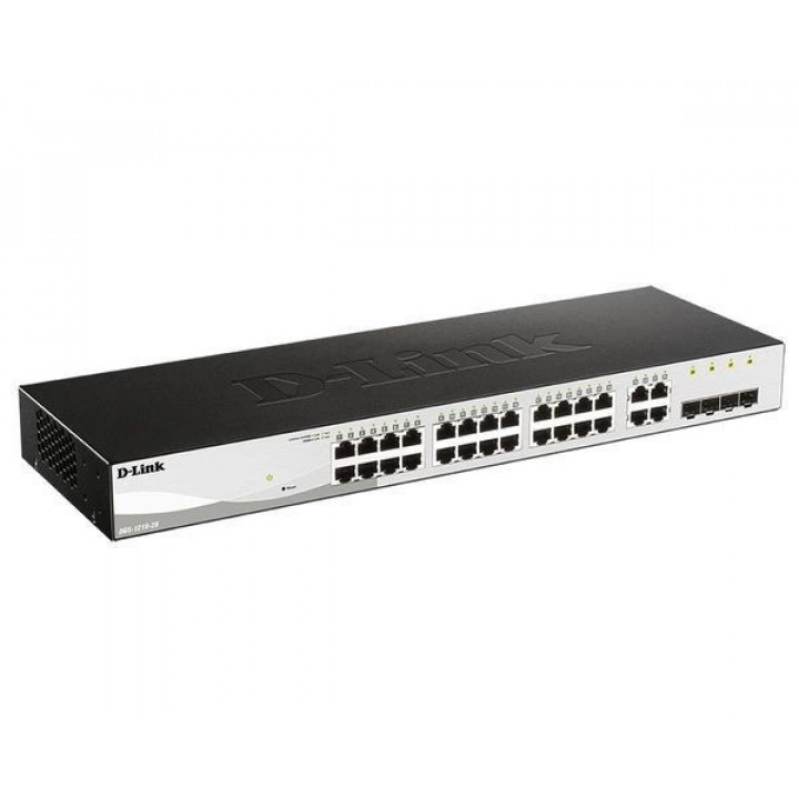 Коммутатор D-Link DGS-1210-28/FL1A (24x1GbE, 4xCombo)