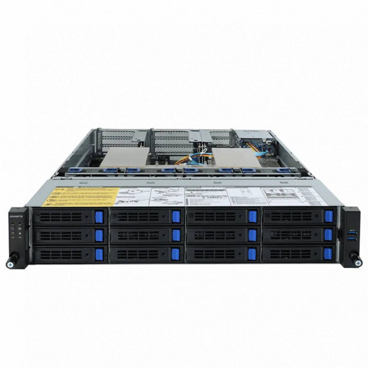 Серверная платформа GIGABYTE 6NR282Z90MR-00-A00 (2U, 2x Epyc, 32x DDR4, 12x 3.5")