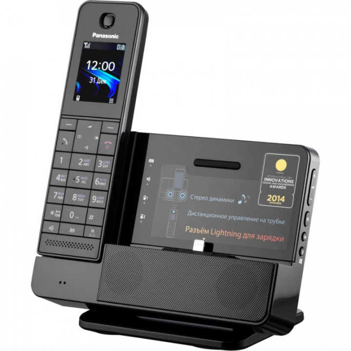 Телефон DECT Panasonic KX-PRL260RUB (АОН голосовой, а/о 20 мин., цветной дисп., 3000 ном., радионяня, Bluetooth)
