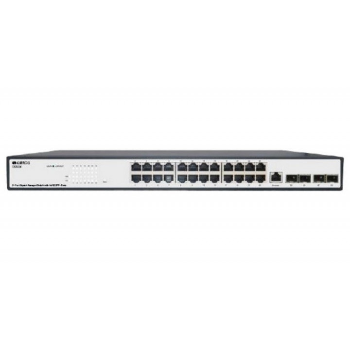 Коммутатор ORIGO OS3228P/380W/A1A (управляемый L2 PoE, 24x1G PoE+, 4x10G SFP+, 380 Вт)