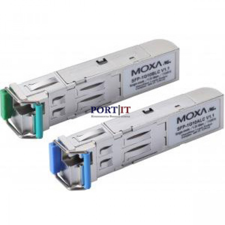 SFP модуль MOXA SFP-1G10BLC (1000BaseSFP WDM, TX 1550 нм, 10 км, тип B) SFP модуль MOXA SFP-1G10BLC (1000BaseSFP WDM, TX 1550 нм, 10 км, тип B)