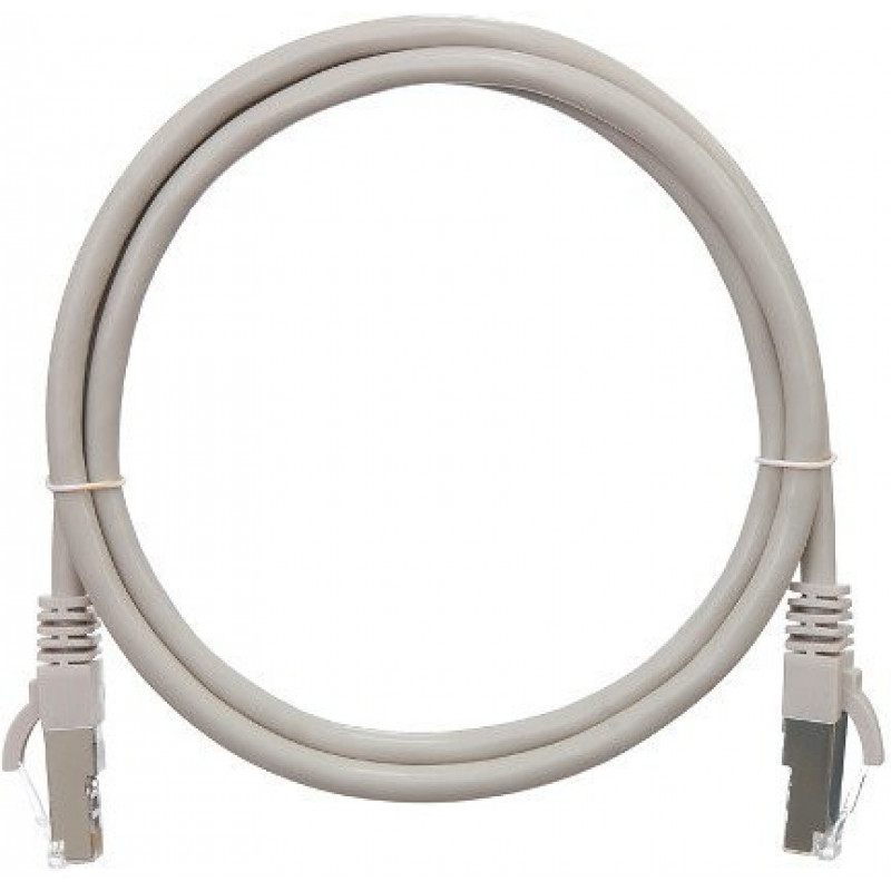 Коммутационный шнур F/UTP 4 пары NIKOMAX NMC-PC4SD55B-050-GY (кат.5е, 2хRJ45/8P8C, T568B, Molded, PVC)
