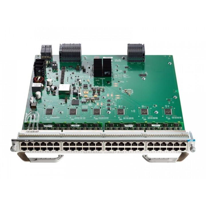 Линейная карта Cisco C9400-LC-48P (48 портов POE+ 10/100/1000, RJ-45)