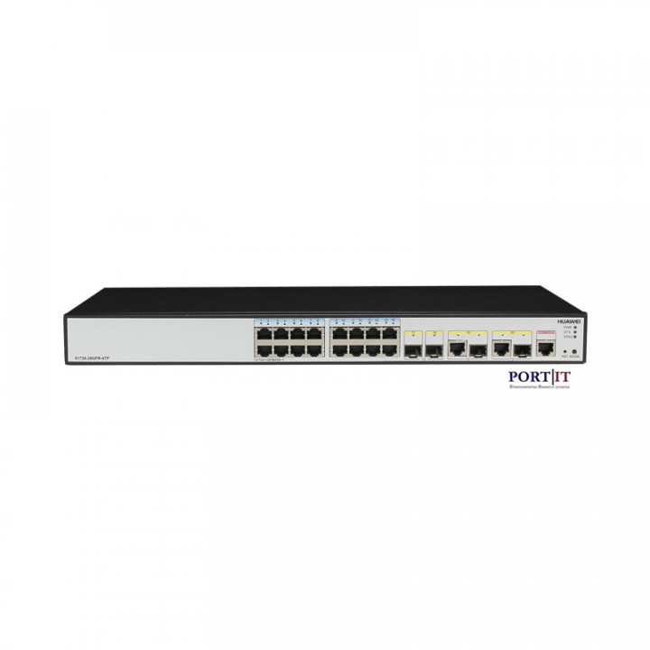 Коммутатор Huawei S1720-20GFR-4TP (16 портов 10/100/1000, 4 SFP, PoE+, AC)