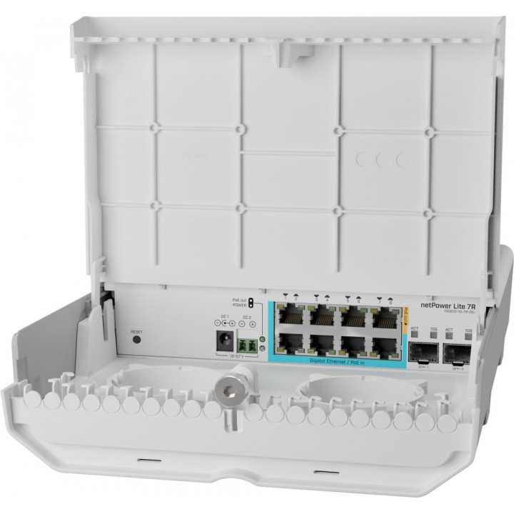 Коммутатор Mikrotik CSS610-1Gi-7R-2S+OUT (уличный, 8 портов, 2 SFP+) Коммутатор Mikrotik CSS610-1Gi-7R-2S+OUT (уличный, 8 портов, 2 SFP+)