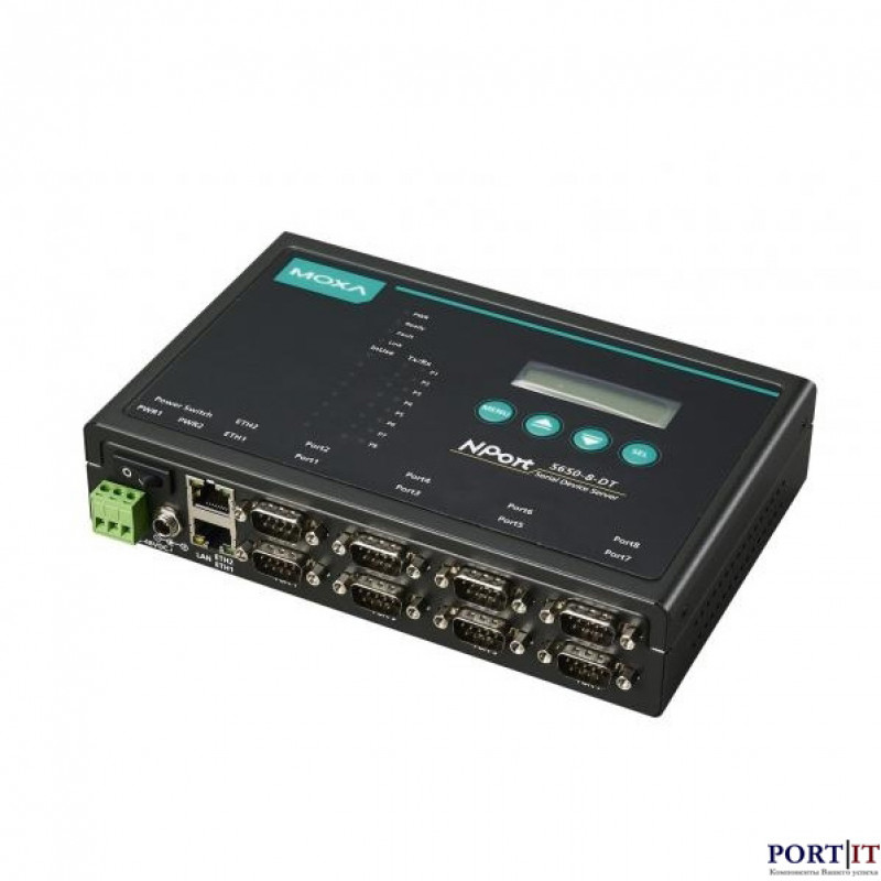 Сервер MOXA NPort 5650I-8-DT