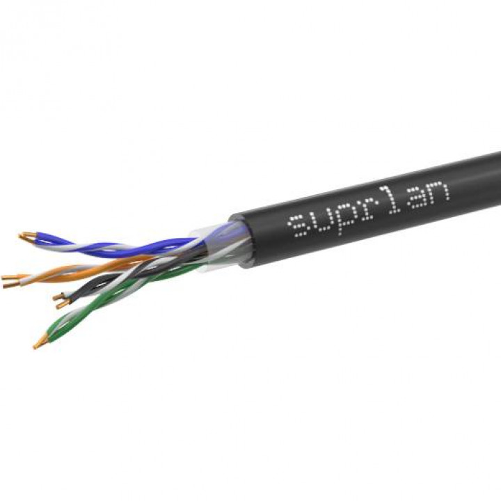 Кабель витая пара SUPRLAN 01-0335-1 (кат.5E U/UTP 4X2X24AWG PE внешний 305м) Кабель витая пара SUPRLAN 01-0335-1 (кат.5E U/UTP 4X2X24AWG PE внешний 305м)