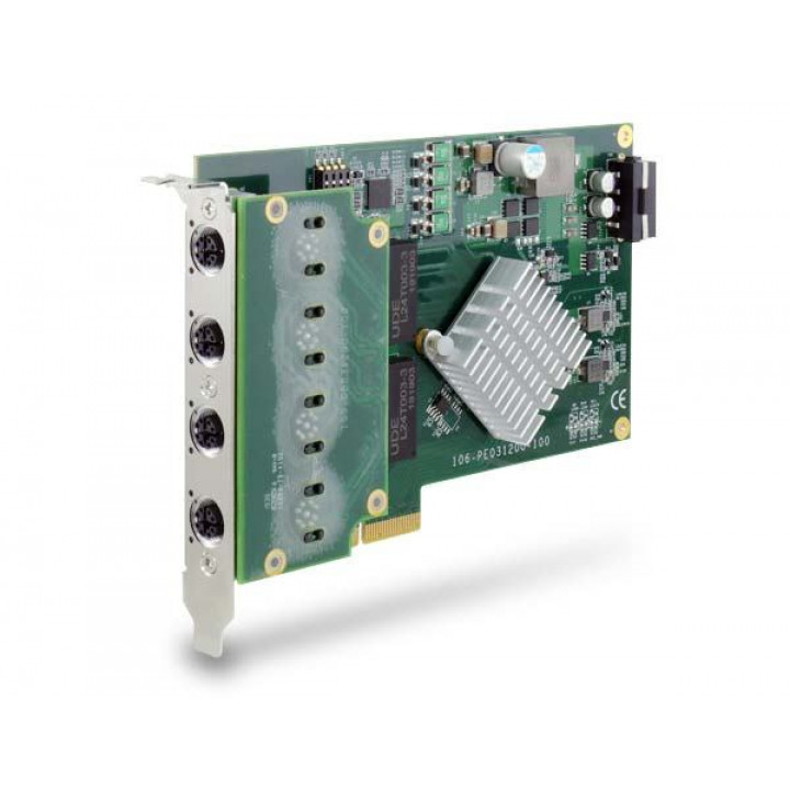 Коммуникационная плата Neousys Technology PCIe-PoE312M (4-port Intel I350-AM4, Gigabit PoE+, M12) Коммуникационная плата Neousys Technology PCIe-PoE312M (4-port Intel I350-AM4, Gigabit PoE+, M12)
