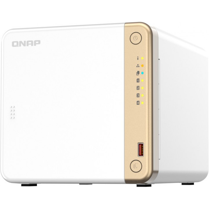 Сетевой RAID-накопитель QNAP TS-462-4G (4-дисковый, 2.5GbE, HDMI) Сетевой RAID-накопитель QNAP TS-462-4G (4-дисковый, 2.5GbE, HDMI)