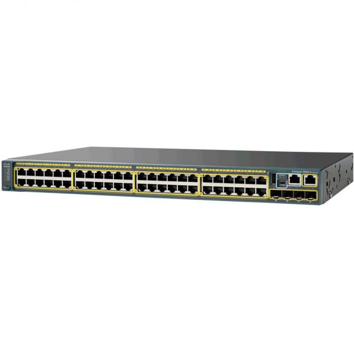 Коммутатор Cisco WS-C2960X-48LPS-L (48 GigE PoE 370W, 4x1G SFP, LAN Base) Коммутатор Cisco WS-C2960X-48LPS-L (48 GigE PoE 370W, 4x1G SFP, LAN Base)