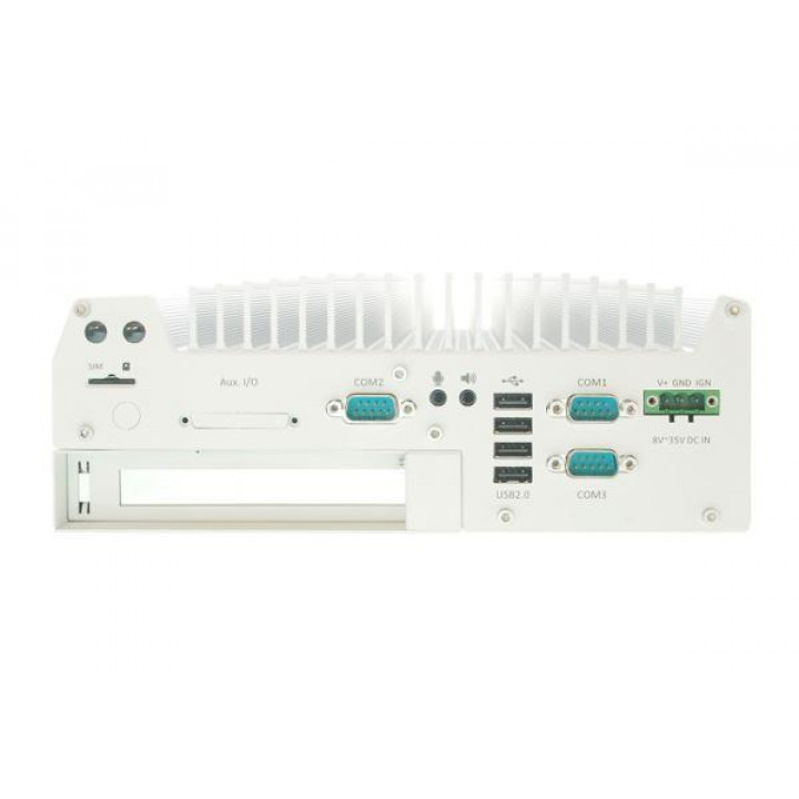 Компактный встраиваемый компьютер Neousys Nuvo-5006E-PoE (безвентиляторный, с PCIe, MezIO и PoE)