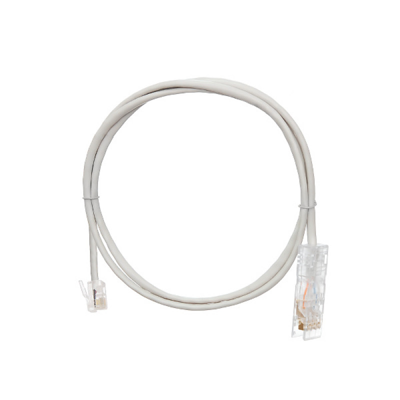 Коммутационный шнур NIKOMAX NMC-PC2UD05E-050-GY (U/UTP 2 пары, кат.5, 5м)