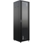 Шкаф телекоммуникационный Бастион SKAT TB-22R660GF-B (22U, 600x600мм, стеклянная передняя дверь, RAL9005)