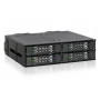Корзина ICY DOCK MB699VP-B V3 (4 Bay U.2/U.3 NVMe PCIe 4.0, для 5.25" Bay)