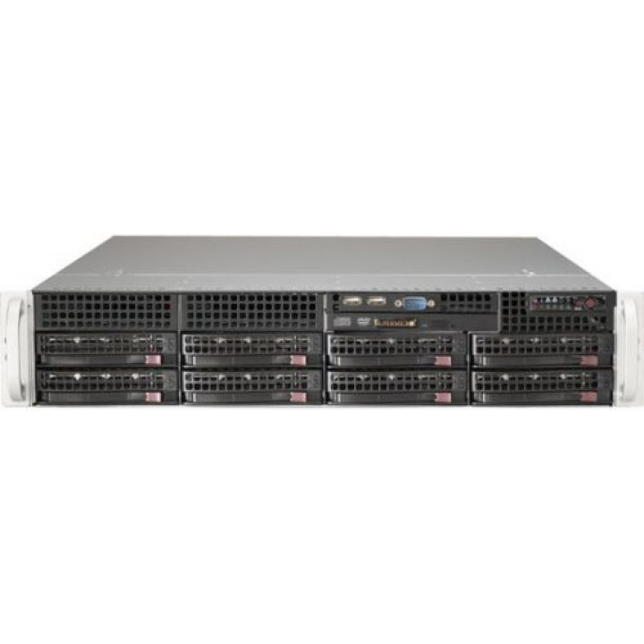 Серверная платформа Supermicro SYS-6029P-TR (2U, 2x3647, C621, 16xDDR4, 8x3.5", 2xGE, 2x1000W)
