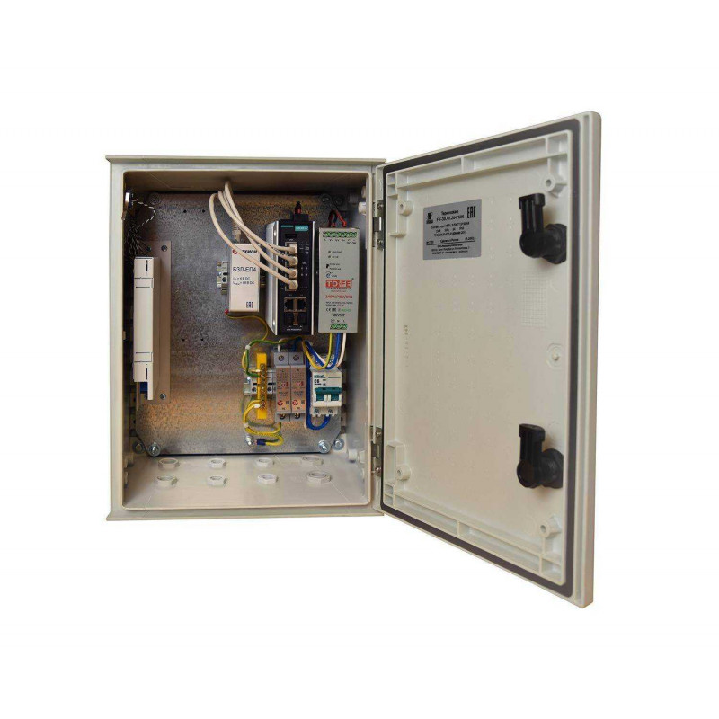 Шкаф телекоммуникационный Ниеншанц-Автоматика FV-BOX-30.40.20-P506 (IP66, -40 ~ +50°C, EDS-P506E-4PoE-2GTXSFP-T)