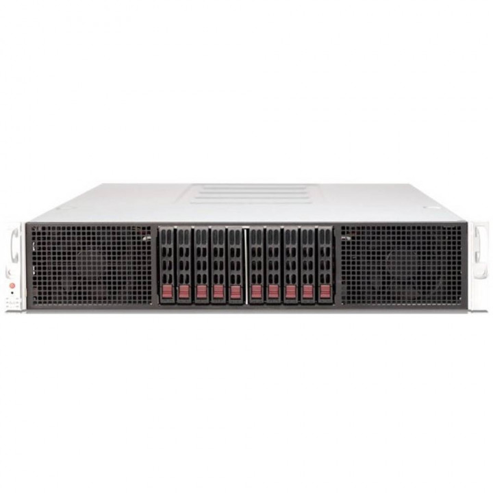 Серверная платформа Supermicro SYS-2028GR-TRT (2U, 2xLGA2011-R3, 16xDDR4, 10x2.5" HDD)