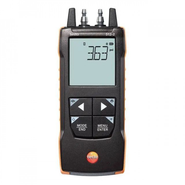 Дифференциальный манометр Testo 512-2 (-2000…2000 гПа, Bluetooth) Дифференциальный манометр Testo 512-2 (-2000…2000 гПа, Bluetooth)