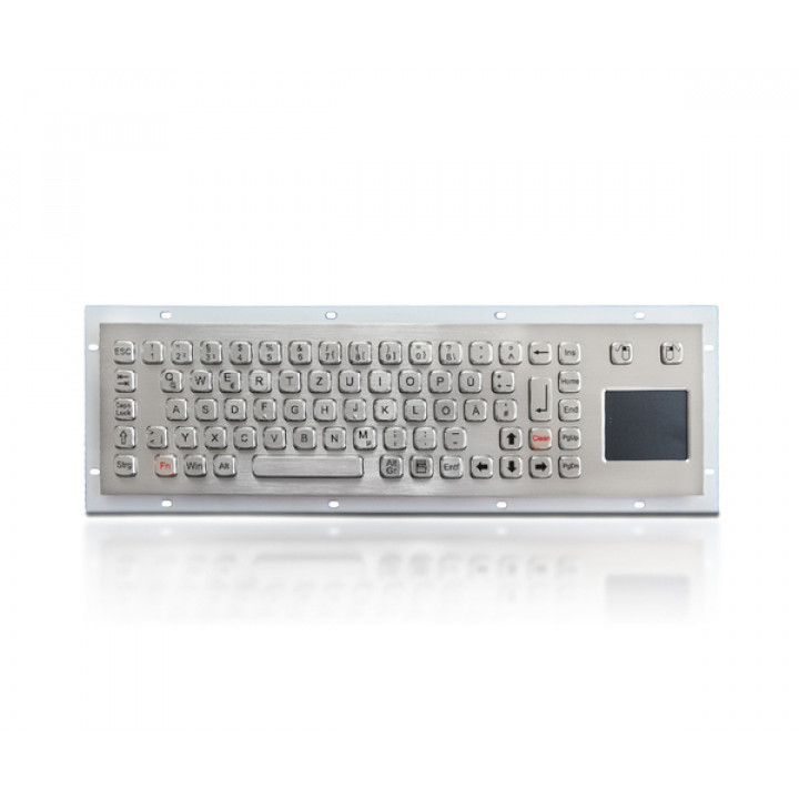 Антивандальная клавиатура Key Technology K-TEK-A392TP-DWP-US/RU-USB (нержавеющая сталь IP65, русифицированная, 74 клавиши, USB)