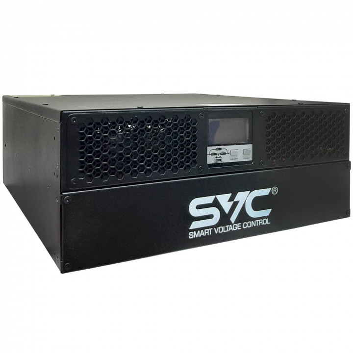 Источник бесперебойного питания SVC SVC-RT-2KL-LCD/R8 (онлайн, 2кВА/1.8кВт, АКБ 6*12В/9Ач, 8*C13+2*C19) Источник бесперебойного питания SVC SVC-RT-2KL-LCD/R8 (онлайн, 2кВА/1.8кВт, АКБ 6*12В/9Ач, 8*C13+2*C19)