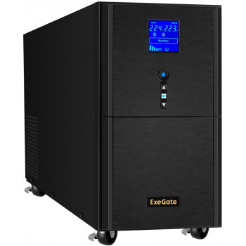 Источник бесперебойного питания Exegate SineTower SN-5000.LCD.AVR.2SH.1C13.T.RJ.USB