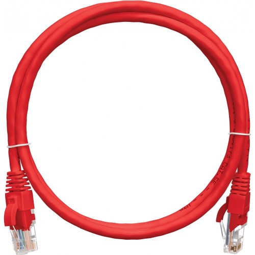 Коммутационный шнур NIKOMAX NMC-PC4UD55B-003-C-RD (U/UTP 4 пары, кат.5е, 0.3м, красный, LSZH)