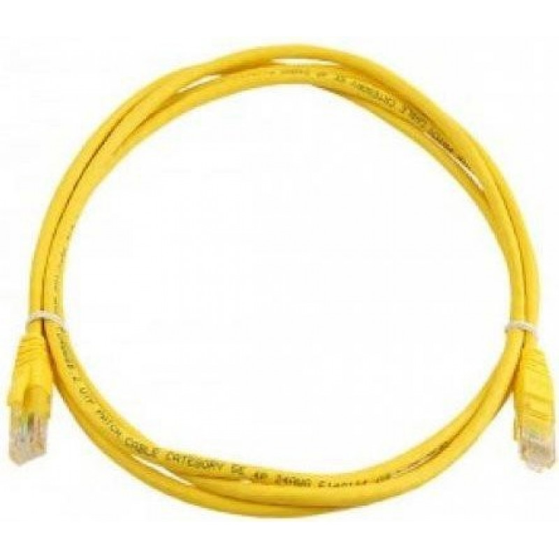 Коммутационный шнур NIKOMAX NMC-PC4UD55B-003-C-YL (U/UTP 4 пары, кат.5е, 0.3м, желтый, LSZH)